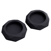 Подсвечник "Грани", набор 2 шт, 2,3х10 см, графит 10499851 Подсвечник "Грани", набор 2 шт, 2,3х10 см, графит 10499851