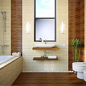  Плитка  Bamboo бежевый верх 25х40/Golden Tile 