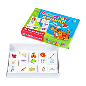  Игра настольная Домино логическое Ассоциации, ИД-5425 