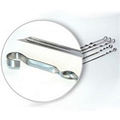  Шампур угловой Бастион-пром 450х10 (0,8мм) нерж. сталь 50445 