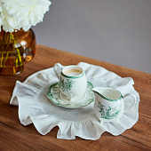  Молочник WY Bloomware, 250мл. белый,  фарфор,зелёный 10791193 