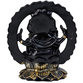  Нэцкэ фигурка «Ганеша в цветке», полистоун, 7.5?11?12.5 см 10654245 