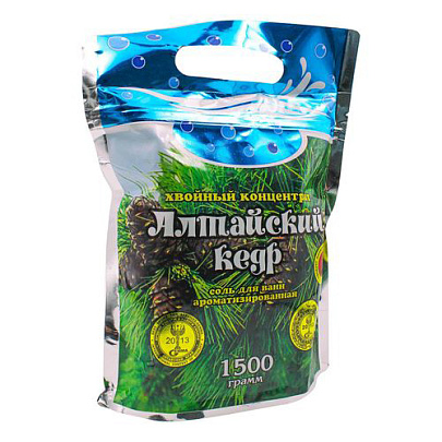  Соль для ванны Алтайский кедр 1500гр 
