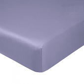 Простыня на резинке 180х200 сатин фиолетовый Простыня на резинке 180х200 сатин фиолетовый