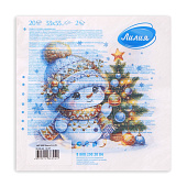 Салфетки бумажные Лилия 2-х сл 33х33 НГ Няшка 20шт Арт.3040 Салфетки бумажные Лилия 2-х сл 33х33 НГ Няшка 20шт Арт.3040