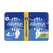 Гигиенические прокладки Always Ультра найт дуо 14шт Гигиенические прокладки Always Ультра найт дуо 14шт