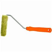 Мини-валик в сборе Фасадные работы 110мм, полиакрил, ворс 12мм, АКОР Мини-валик в сборе Фасадные работы 110мм, полиакрил, ворс 12мм, АКОР