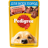  Pedigree для взрослых собак говядина/ягненок 85г 