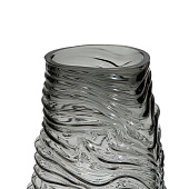  Ваза «Ванесса», полосы, 30х12 см, стекло, серая 10872819 