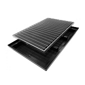 Поддон придверный пластиковый Gidrolica Step Pro 400x600x64мм Поддон придверный пластиковый Gidrolica Step Pro 400x600x64мм