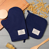 Кухонный набор 2 предмета Этель Kitchen цвет синий 7865975 Кухонный набор 2 предмета Этель Kitchen цвет синий 7865975