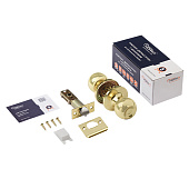  Ручка-защелка ЗШ-05 (латунь/золото) MARLOK/Тродос/Vrata 