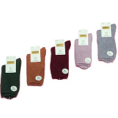  Женские носки 206ВM ПО, шерсть, ассорти, р. 37-41 