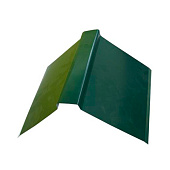 Конек фигурный 150-40-150 RAL 6005 зел мох L=2м Конек фигурный 150-40-150 RAL 6005 зел мох L=2м