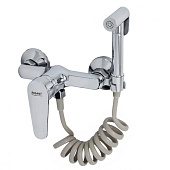  Смеситель для ванны с гигиеническим душем хром латунь картридж D35 83-01 RG8111-034 Rusant 