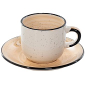  Набор чайный (чашка 260мл + блюдце 150мм) Бриз Пальмира 191-27048 