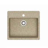 Мойка кварцевая прямоугольная песочная матовая 570x505х200 9/Q5 Agata