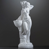 Фигура с кашпо "Гречанка большая", белый, 0,9 л/88 см 4253599 Фигура с кашпо "Гречанка большая", белый, 0,9 л/88 см 4253599