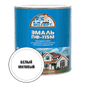 Эмаль ПФ-115М белая п/м Эксперт 2.7кг Эмаль ПФ-115М белая п/м Эксперт 2.7кг