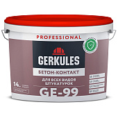 Грунтовка бетон-контакт сухой GE-99 PRO (10кг) /Геркулес Грунтовка бетон-контакт сухой GE-99 PRO (10кг) /Геркулес