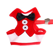  Шлейка с поводком для мелких пород собак и кошек Lapusik, размер S, 333-720 