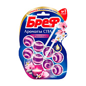Подвесной блок для унитаза Бреф Ароматы СПА 2х50 Роскошь Подвесной блок для унитаза Бреф Ароматы СПА 2х50 Роскошь