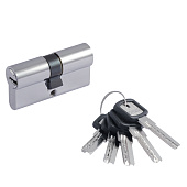  Цилиндр ключ/ключ МЦ-ЛПУ-60 (хром) (30-30) перф.кл. Нора-М 