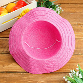  Шляпка детская «Шарики», р-р 50-52 см, цвет розовый 