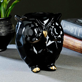 Копилка "Сова оригами" черная, 12х10х14см 7043723 Копилка "Сова оригами" черная, 12х10х14см 7043723