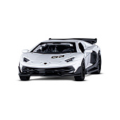 Машина металлическая ТМ Автопанорама 1:43 Lamborghini Aventador SVJ цвет: белый, JB1251558