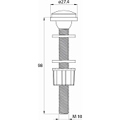  Клапан впускной боковой подвод F012400-0006 Iddis 