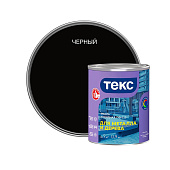 Эмаль ПФ-115 ДЛЯ МЕТАЛЛА И ДЕРЕВА черная глянцевая 0,9кг/Текс
