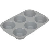 Форма силиконовая кексы, 6 ячеек, 29х19х3 см BASIC Marmiton /80/10 Форма силиконовая кексы, 6 ячеек, 29х19х3 см BASIC Marmiton /80/10