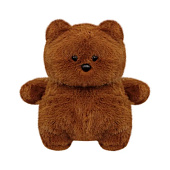 Игрушка мягкая Медвежонок, 20х13х35 см, коричневый, 23121337002-2