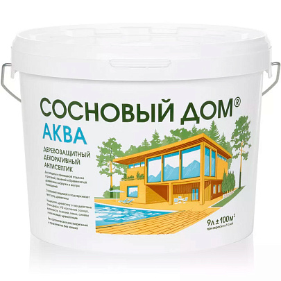  Антисептик СОСНОВЫЙ ДОМ АКВА сосна 9 л 