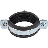 Металлический хомут с шурупом М8, дюбелем 2" (60-65) Металлический хомут с шурупом М8, дюбелем 2" (60-65)