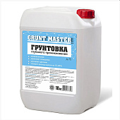 Грунтовка глубокого проникновения 10кг GRUNT MASTER/Диола Грунтовка глубокого проникновения 10кг GRUNT MASTER/Диола