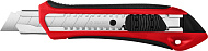  Металлический нож с автостопом ПРО-18А, сегмент. лезвия 18 мм, ЗУБР Профессионал 