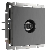Розетка TV оконечная графит рифленый/W1183004 Розетка TV оконечная графит рифленый/W1183004