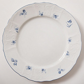  Тарелка десертная 19 см Thun Bernadotte, декор "Синие мелкие цветы" БЕР0127 