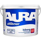 В/Д краска д/потолков матовая AURA Isberg 4,5 л В/Д краска д/потолков матовая AURA Isberg 4,5 л