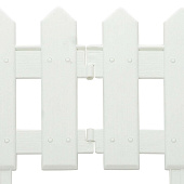 Ограждение Палисадник белый 1,9м Ограждение Палисадник белый 1,9м