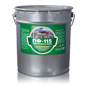  Эмаль ПФ-115 белая матовая 25 кг Эксперт 
