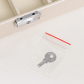 Шкатулка для украшений Белая матовая, 6,5х12,6х21 см, 9534849 Шкатулка для украшений Белая матовая, 6,5х12,6х21 см, 9534849