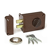  Замок накладной ЗН1-3 медный Зенит 