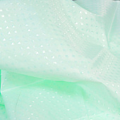 Штора для ванной 180х180 п/э 80г/м2 12 колец атлас Brilliant Green XT-044 Aquadomer
