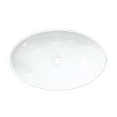 Раковина накладная Ringo slim 532x333х152 WB.CT/Ringo/53-N.Slim/WHT.G/S1 Sanita Lux