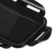 Контейнер герметичный для СВЧ с защелками 0,5л пластик 861-340 Контейнер герметичный для СВЧ с защелками 0,5л пластик 861-340