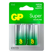 Батарейка G-tech  Alkaline LR14, 2шт, GP Super
