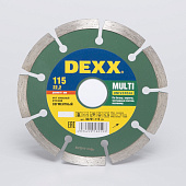 Диск алмазный сегмент. 115х22,2мм/DEXX Диск алмазный сегмент. 115х22,2мм/DEXX